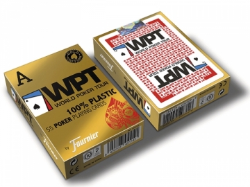 Fournier WPT Gold Edition pokerio kortos (Raudonos)
