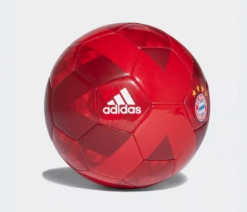 Futbolo kamuolys adidas FC BAYERN CW4155 raudonas