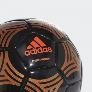 Futbolo kamuolys adidas TANGO STREET GLIDER CE9975 juoda-oranžinė