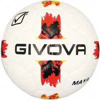 Futbolo kamuolys Givova Maya raudonas-juodas, dydis 5 Futbolbumbas