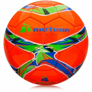 Futbolo kamuolys Meteor 360 Shiny, raudonas