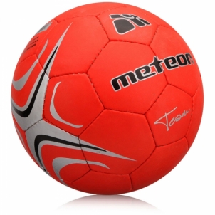 Futbolo kamuolys Meteor Team, raudonas