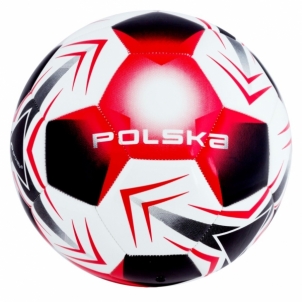 Futbolo kamuolys Spokey E2016 POLSKA Red/white