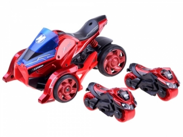 Futuristinė transporto priemonė „Du viename“, raudona Toys for boys