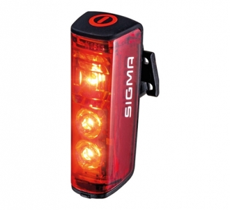 Galinė lempa Sigma Blaze LED + Brake Light USB Apšvietimas dviračiams