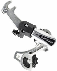 Galinis pavarų perjungėjas Shimano Tourney RD-TY21B Adapter 6-speed silver Bicycle chassis/transmission system