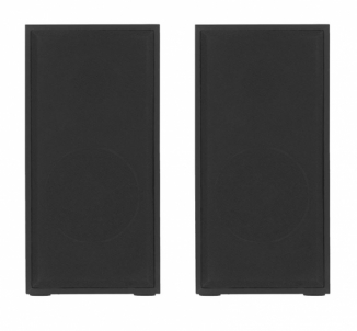 Audio speakers Tellur Basic 2.0 Speakers, 6W, USB/Jack, Wooden case, Volume control, black Audio speakers