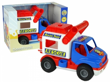 Gelbėjimo automobilis Construck, mėlynai baltas Žaislai berniukams