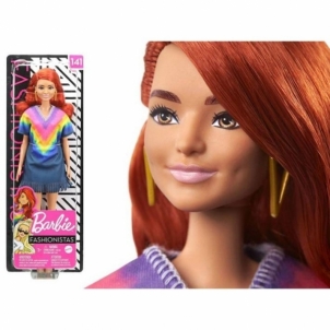 GHW55 Barbie Fashionistas Doll with Long Red Hair Wearing Fringe Dress MATTEL 