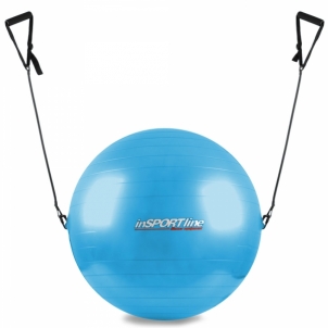 Gimnastikos Kamuolys su Rankenėlėmis 55cm Mėlynas Exercise balls