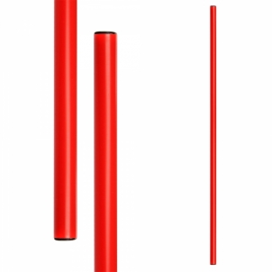 Gimnastikos lazdos METEOR 120 cm 10 vnt. raudona