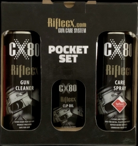 Ginklų priežiūros komplektas Riflecx Zestaw Pocket Set Sport shooting accessories