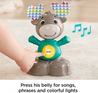 Žaislas kūdikiams su šviesos ir garso efektu Fisher Price GJB21 Linkimals 