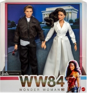 GJJ49 Barbie Wonder Woman 1984 Diana Prince & Steve Trevor Doll 2-Pack MATTEL Toys for girls