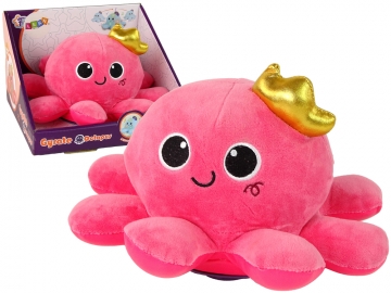 Grojantis pliušinis žaislas - aštuonkojis, rožinis Soft toys
