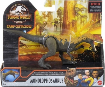 GVG51 Jurassic World Savage Strike™ Monolophosaurus Gyvūnų figūrėlės