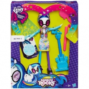 Hasbro My Little Pony кукла DJ Pon-e Rainbow Rocks A8782 / A3995 Toys for girls