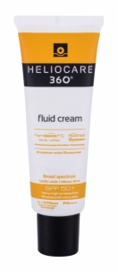 Heliocare 360 Fluid Cream Face Sun Care 50ml SPF50+ Saulės kremai