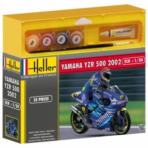 Heller plastikinio motociklo modelio rinkinys 50925 YAMAHA YZR 500 2002 1/24 Līmējamie konstruktori