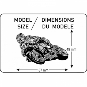 Heller plastikinio motociklo modelio rinkinys 50927 YAMAHA YZR-M1 2004 1/24