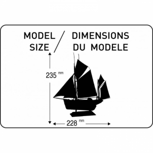 Heller plastikinis laivo modelio rinkinys 50609 THONIER ARMOR 1/125