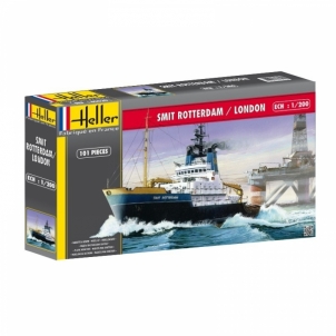 Heller plastikinis laivo modelio rinkinys 80620 SMIT ROTTERDAM / LONDON 1/200 Stick patterns for kids