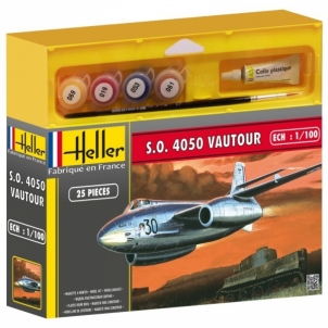 Heller plastikitis lėktuvo modelis 49030 S.O 4050 VAUTOUR 1/100