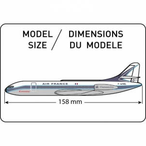 Heller plastikitis lėktuvo modelis 49074 AEROSPATIALE CARAVELLE 1/200