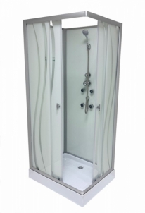 Hydromassage shower C1-79 White Crystal Shower enclosures