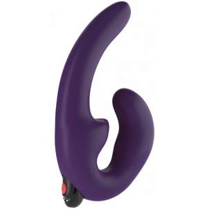 Įkraunamas bejuostis Strap On SHARE (violetinis) Vibrating strap-on