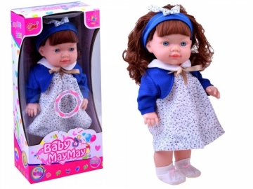Interaktyvi lėlė "Baby MayMay", mėlyna 