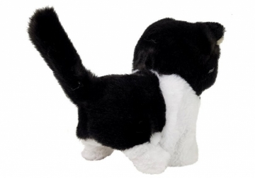 Interaktyvus žaislas kačiukas, juodai baltas