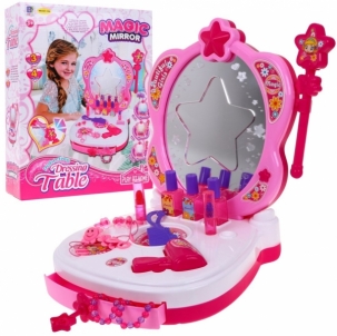 Interaktyvus nešiojamas grožio staliukas vaikams Žaislai mergaitėms