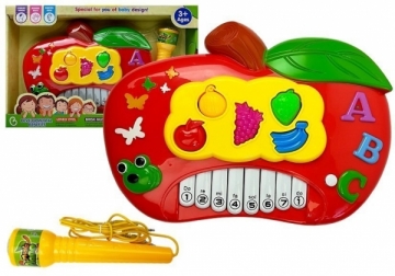 Interaktyvus sintezatorius “Obuoliukas” Muzikālā rotaļlietas
