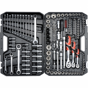 Įrankių rinkinys 1/4 ", 1/2", 3/8 "(150vnt.) YT-38811 YATO Tool kits