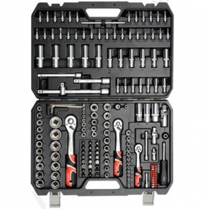 Įrankių rinkinys 1/4 ", 1/2", 3/8 "(173vnt.) YT-38931 YATO Tool kits