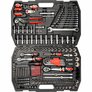Įrankių rinkinys 1/4 &quot;, 1/2&quot;, 3/8 &quot;(224vnt.) YT-38941 YATO Tool kits
