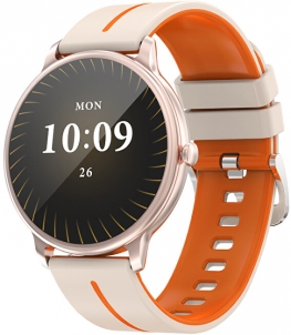 Išmanus laikrodis Wotchi AMOLED Smartwatch KM60 – Rose Gold Viedpulksteņi un aproces