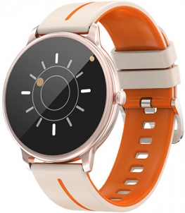 Išmanus laikrodis Wotchi AMOLED Smartwatch KM60 – Rose Gold