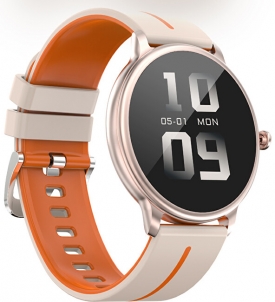 Išmanus laikrodis Wotchi AMOLED Smartwatch KM60 – Rose Gold