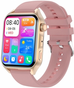 Išmanus laikrodis Wotchi AMOLED Smartwatch W280PKS - Pink Išmanieji laikrodžiai ir apyrankės