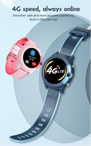 Išmanus laikrodis Wotchi Dětské Smartwatch WD36P s GPS lokátorem a fotoaparátem - Pink