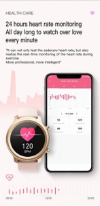 Išmanusis laikrodis Wotchi Smartwatch W33PS - Pink Silicone