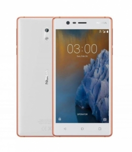 Išmanusis telefonas Nokia 3 Dual copper white 16GB