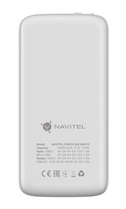 Išorinė baterija Navitel PWR10 MX White