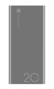 Išorinė baterija Navitel PWR20 AL Silver