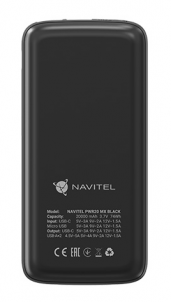 Išorinė baterija Navitel PWR20 MX Black