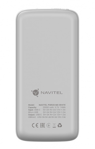 Išorinė baterija Navitel PWR20 MX White