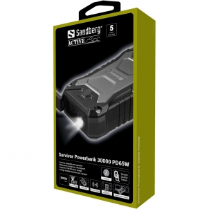Išorinė baterija Sandberg 420-77 Survivor Powerbank 30000 PD65W