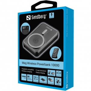 Išorinė baterija Sandberg 420-94 Mag Wireless Powerbank 10000